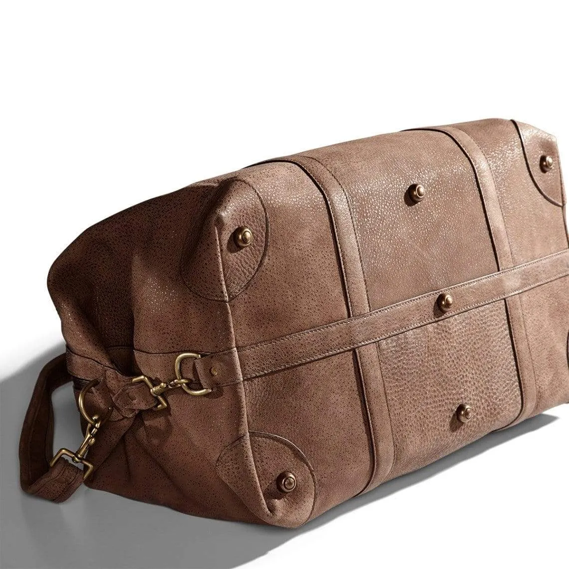 22" Leather duffel