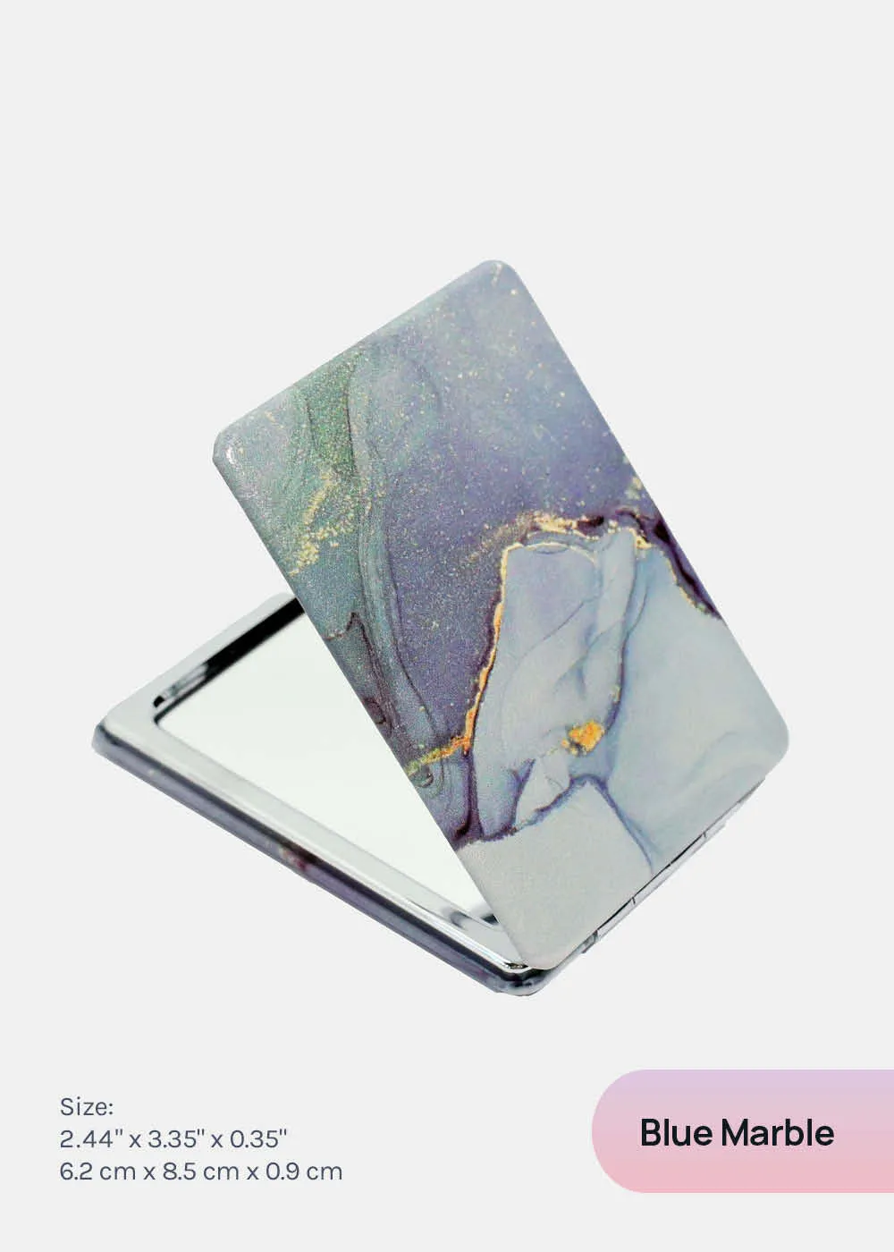 AOA Paw Paw Magnifying Double-Sided Compact Mirror - Rectangular