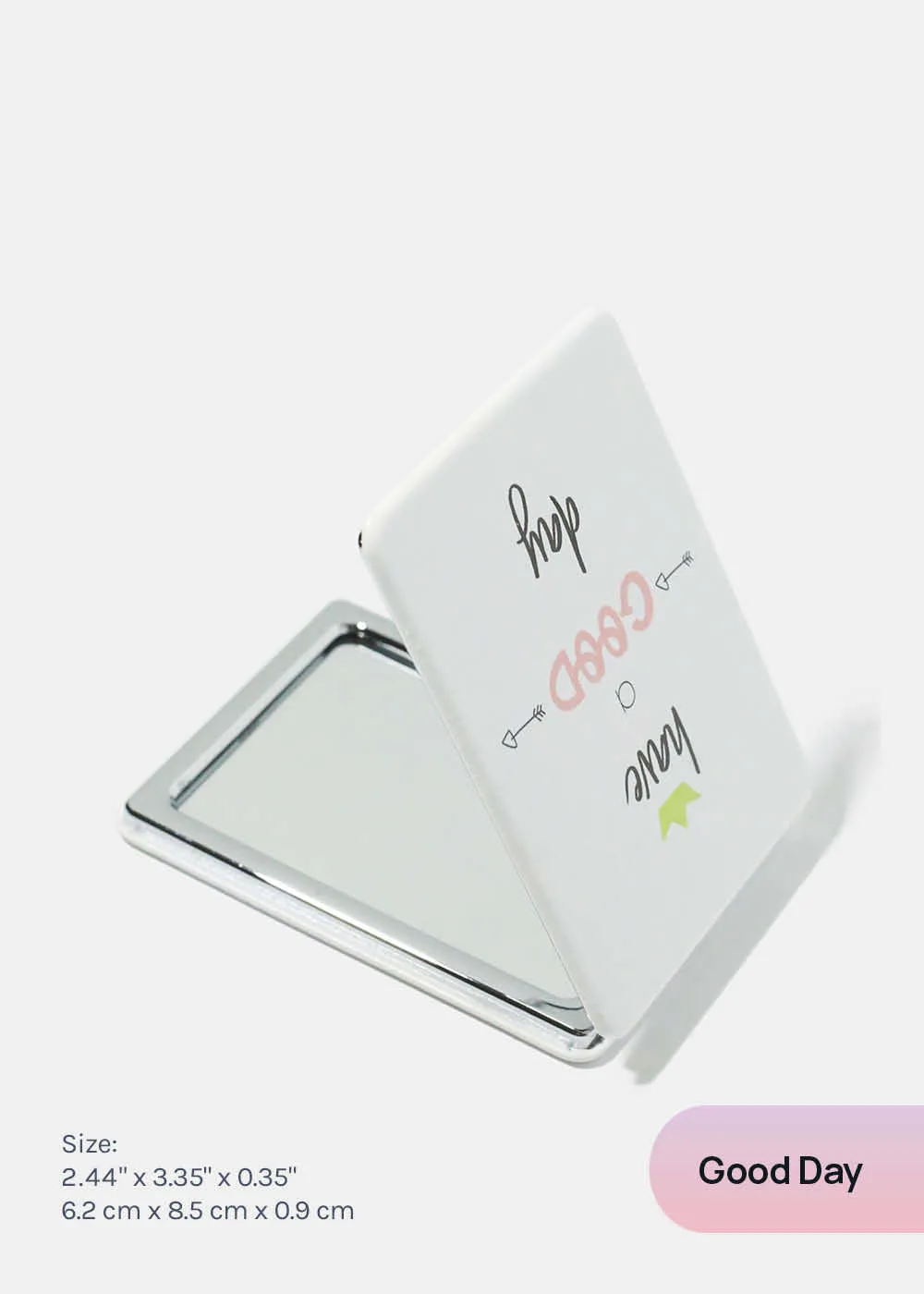 AOA Paw Paw Magnifying Double-Sided Compact Mirror - Rectangular