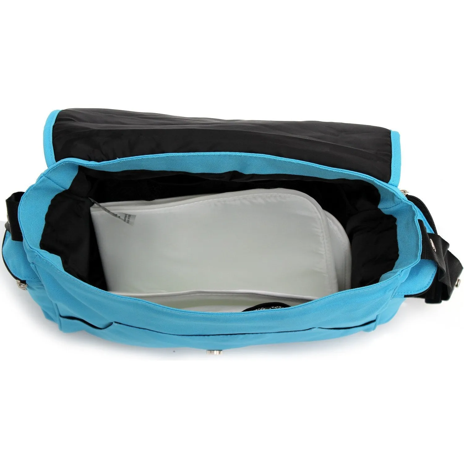 Baby Travel Zeta Changing Bag Ocean (Plain Baby Blue)  (Clearance)