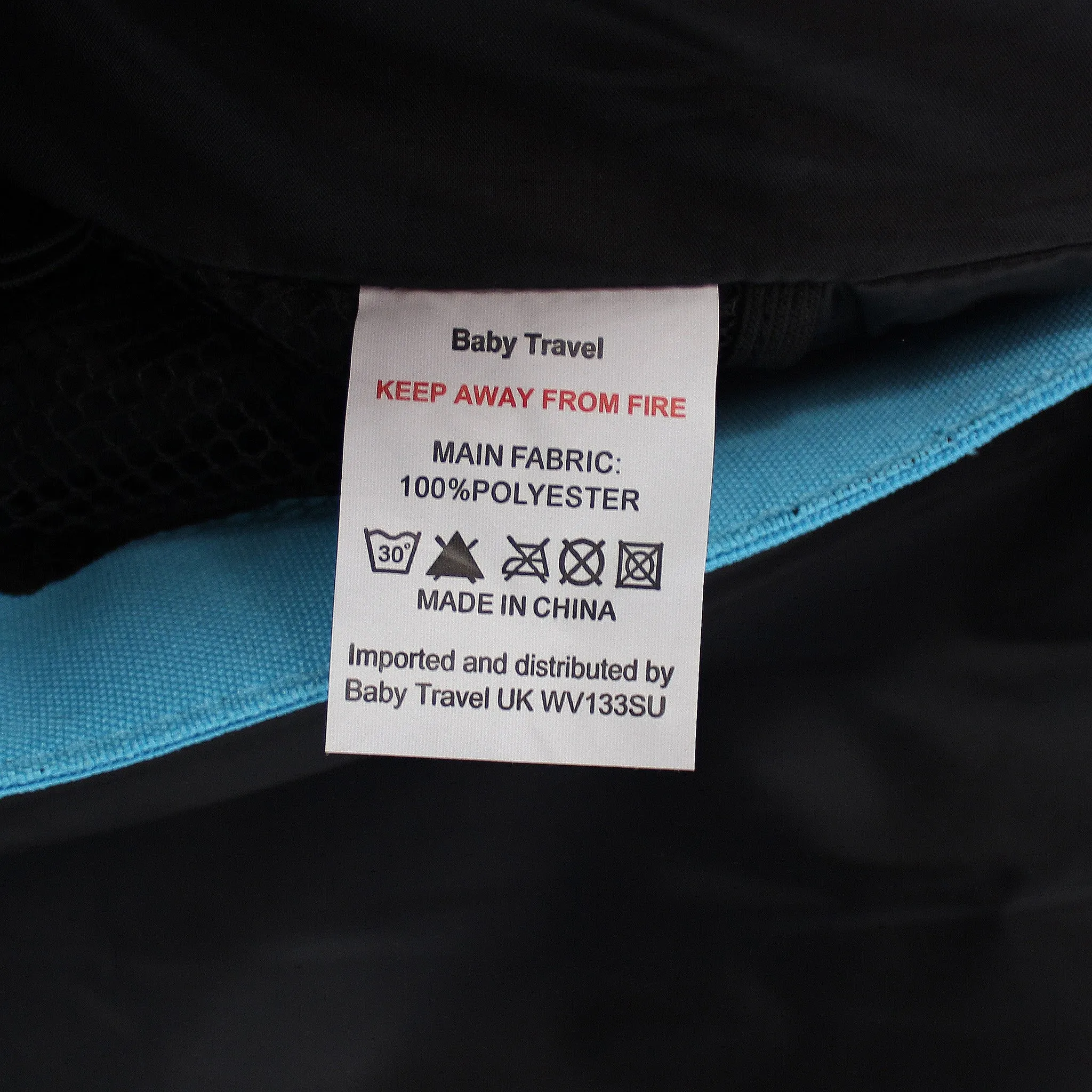 Baby Travel Zeta Changing Bag Ocean (Plain Baby Blue)  (Clearance)