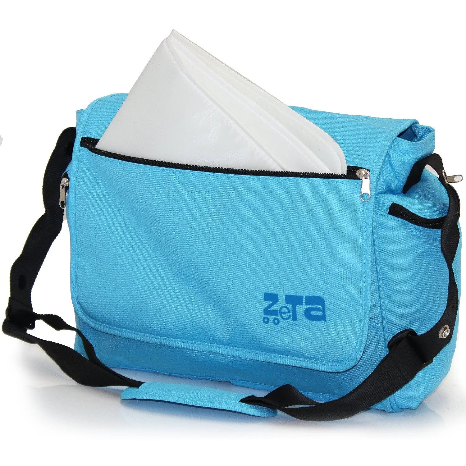 Baby Travel Zeta Changing Bag Ocean (Plain Baby Blue)  (Clearance)