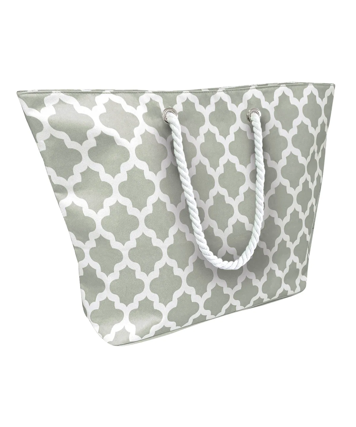 Beach cool bag | Grey/White