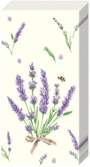Bouquet Of Lavender Pocket Tissues