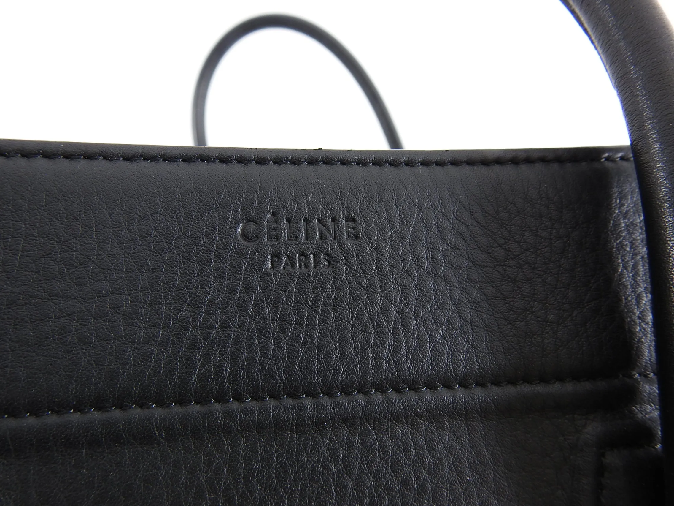 Celine Black Medium Phantom Tote Bag
