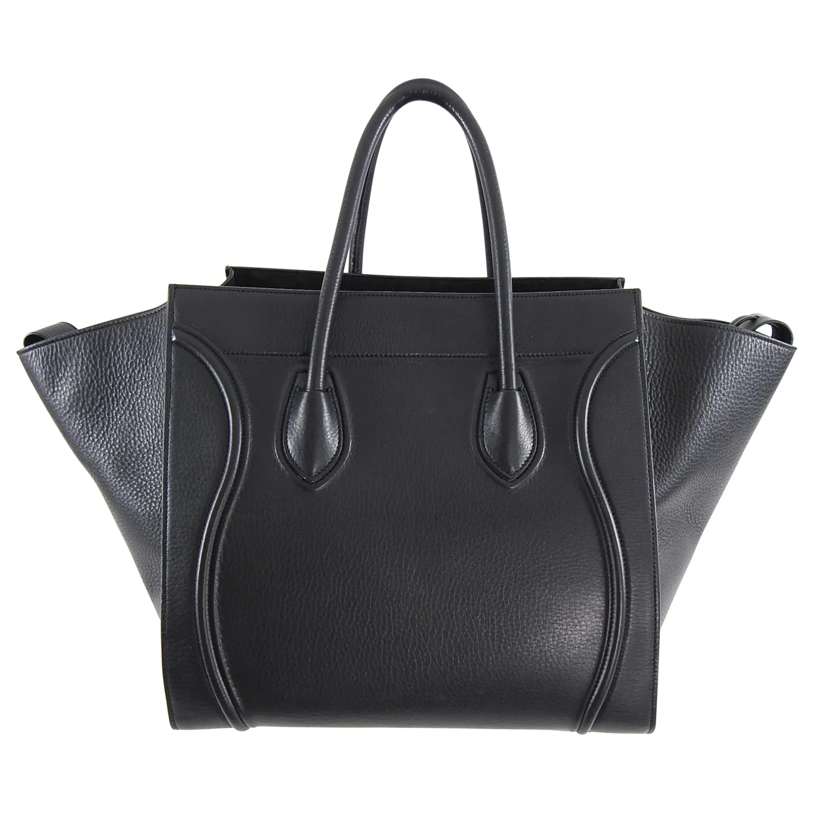 Celine Black Medium Phantom Tote Bag