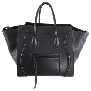 Celine Black Medium Phantom Tote Bag