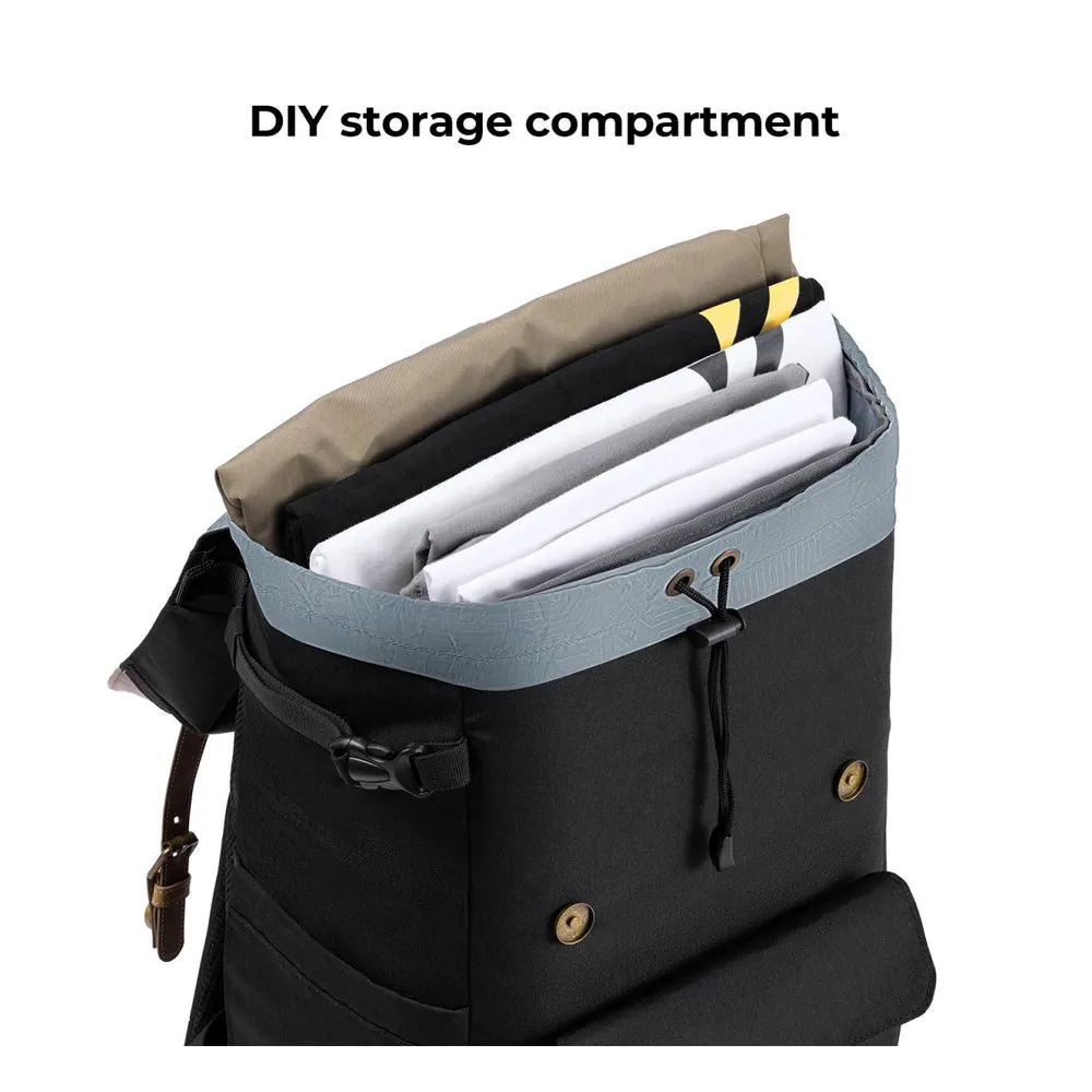 [CLEARANCE] K&F Concept 20L Camera Electronics Backpack with 15 Inch Laptop Compartment, Built-In Waterproof Rain Cover for Drones, Lens, Tripod, DSLR/SLR, Mirrorless Camera & Accessories (Blue, Black) | KF13-066V10 KF13-066V12