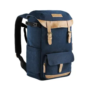 [CLEARANCE] K&F Concept 20L Camera Electronics Backpack with 15 Inch Laptop Compartment, Built-In Waterproof Rain Cover for Drones, Lens, Tripod, DSLR/SLR, Mirrorless Camera & Accessories (Blue, Black) | KF13-066V10 KF13-066V12