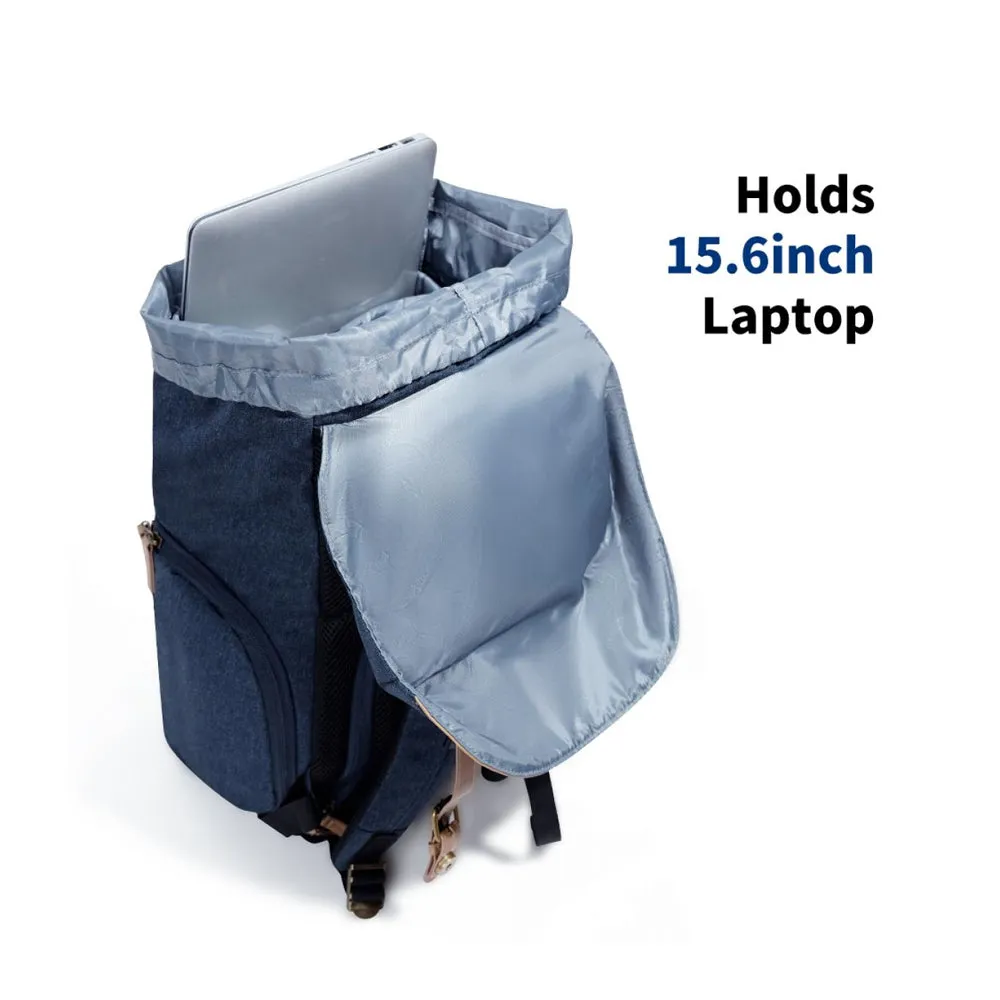 [CLEARANCE] K&F Concept 20L Camera Electronics Backpack with 15 Inch Laptop Compartment, Built-In Waterproof Rain Cover for Drones, Lens, Tripod, DSLR/SLR, Mirrorless Camera & Accessories (Blue, Black) | KF13-066V10 KF13-066V12