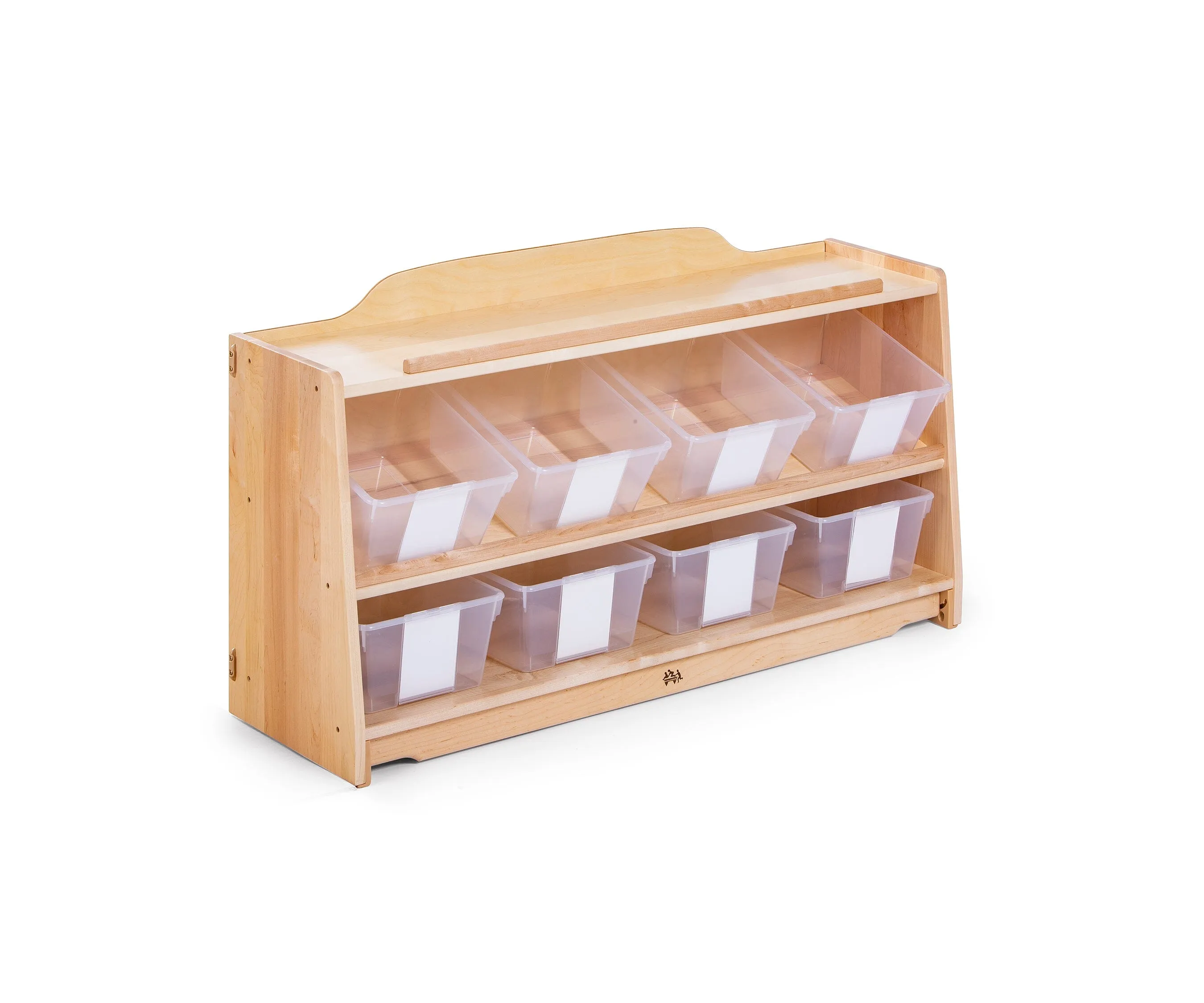 Community Playthings Craft Shelf 4 w/ totes or baskets