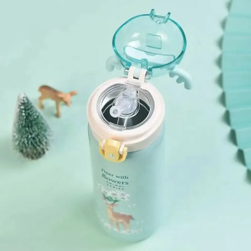 Deer Horns Theme Sipper-Bottle ( 300ml,Multi Colours)