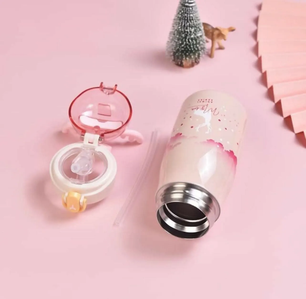 Deer Horns Theme Sipper-Bottle ( 300ml,Multi Colours)