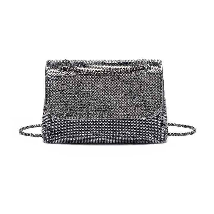 Diamante Flap Evening Bag AD 99