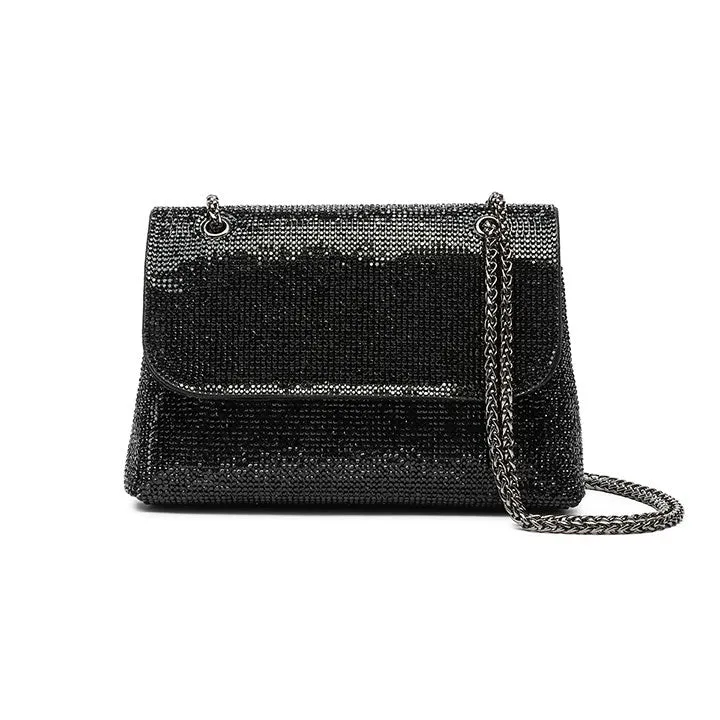 Diamante Flap Evening Bag AD 99