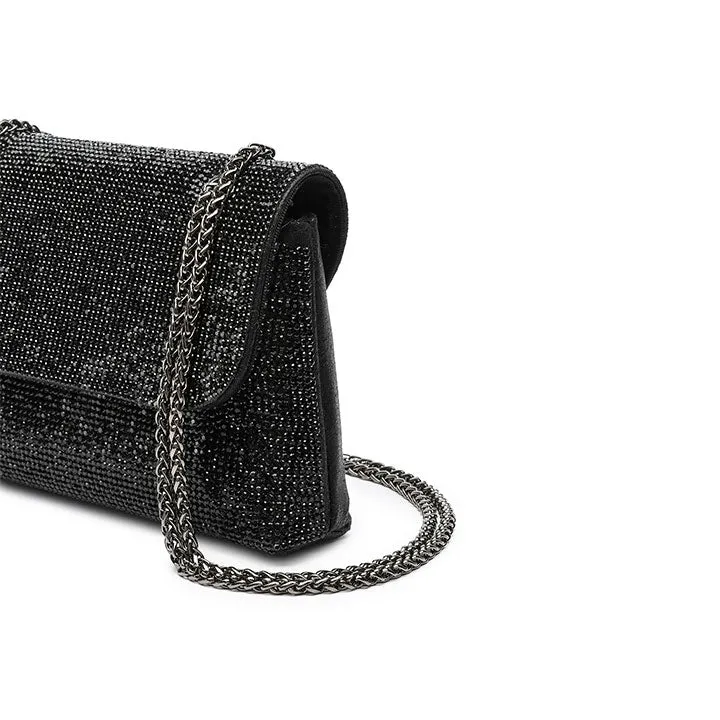 Diamante Flap Evening Bag AD 99
