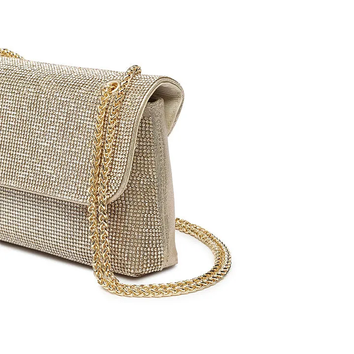 Diamante Flap Evening Bag AD 99