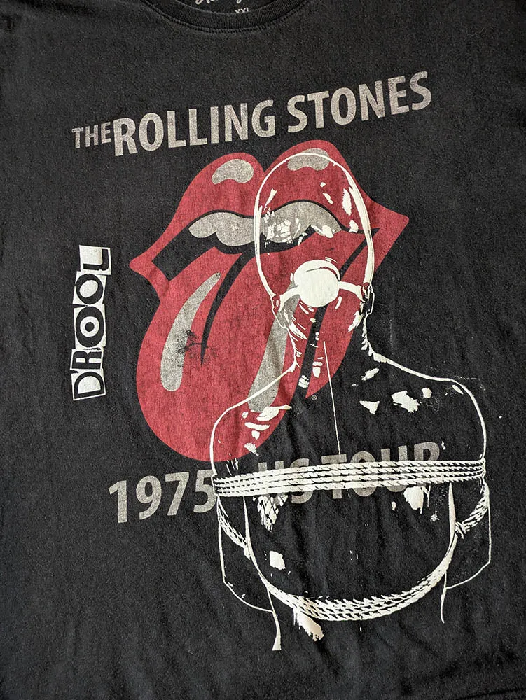FOMO Collection DISTRESSED Rolling Stones Manifesto  - 2XL - 10130