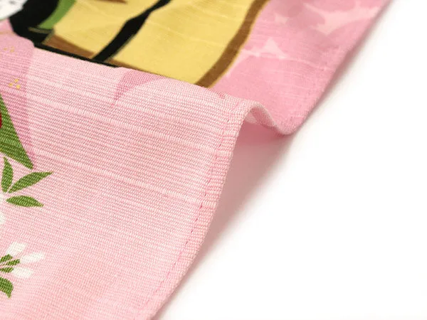 Furoshiki, Japanese Traditional Handkerchief Wrapping Cloth - Small, Pink Hinamatsuri