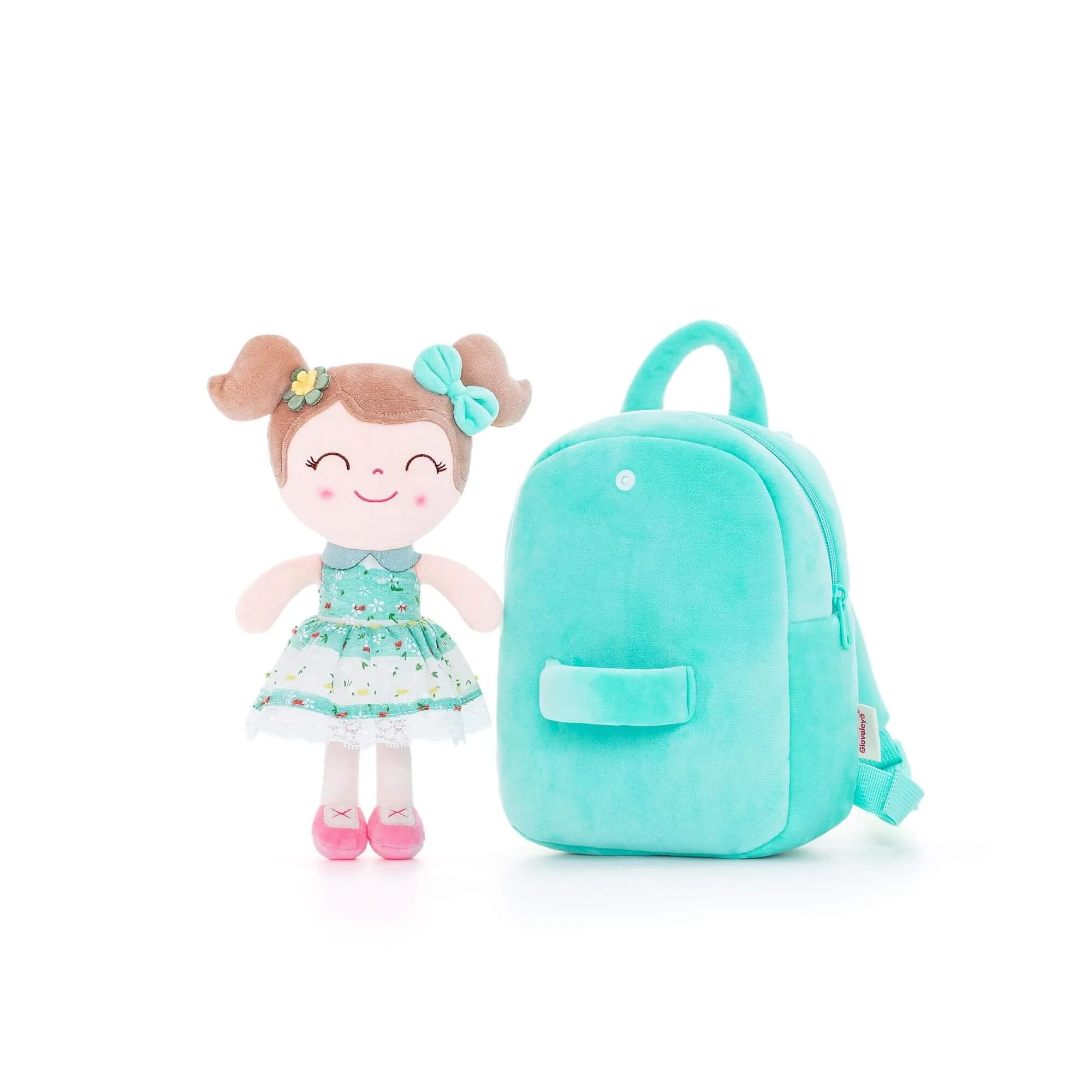 Gloveleya 9-inch Toddler Backpack Spring Girl Backpacks Green