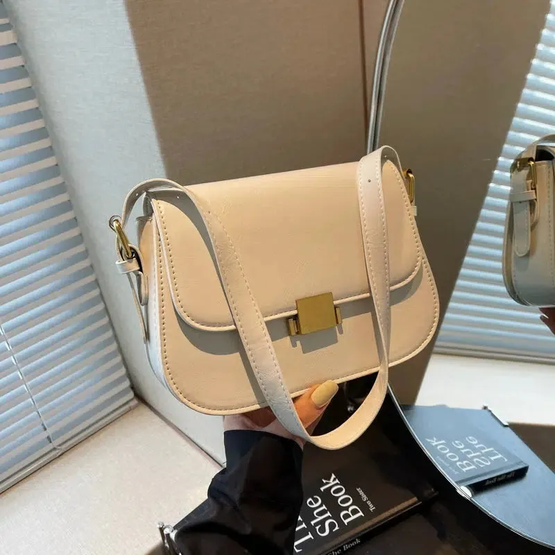 Gold Buckle Small Square Bag
