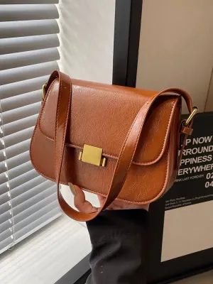 Gold Buckle Small Square Bag