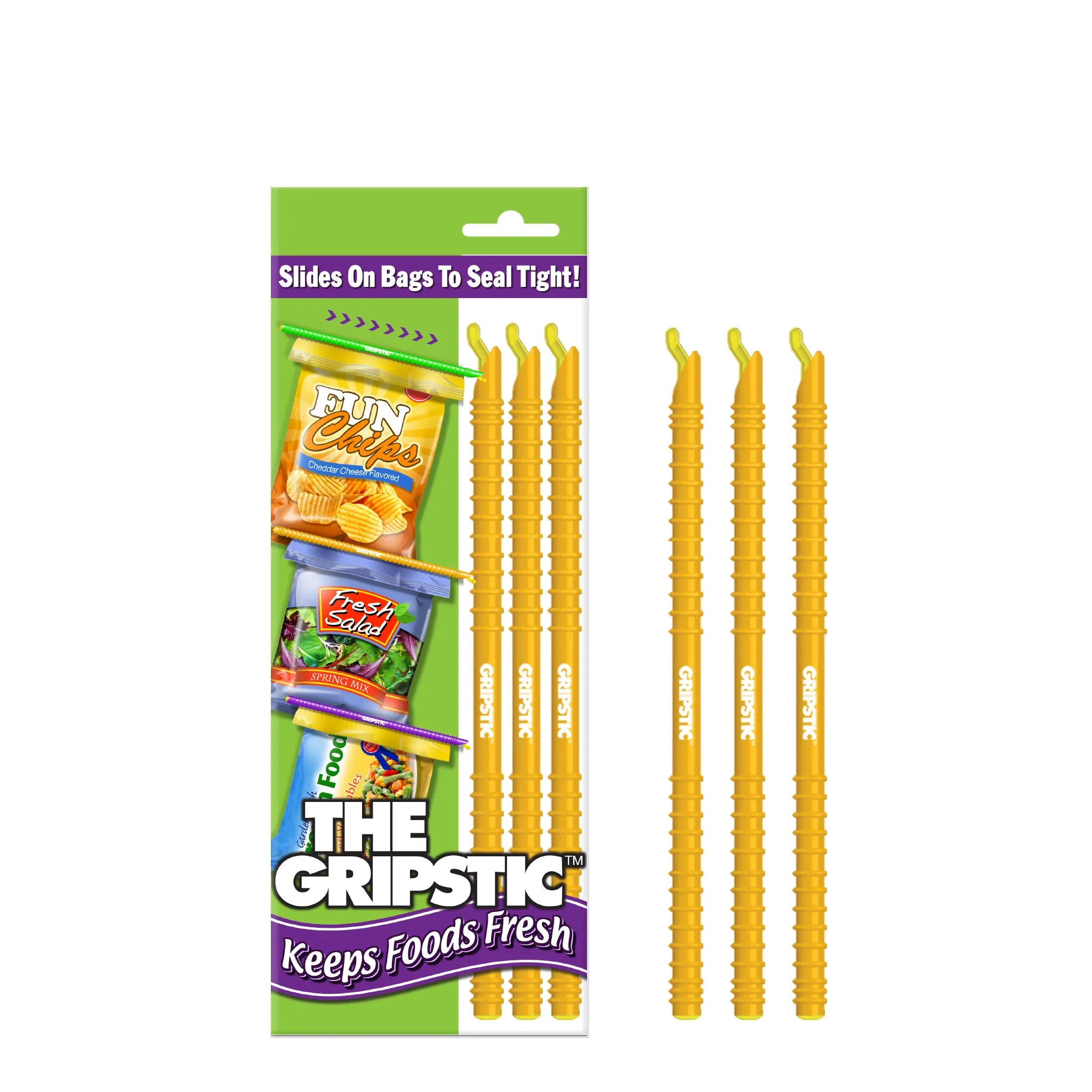 GRIPSTIC® Bag Sealer 3-Pack Orange Set