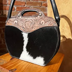 Hand Tooled 'Pathway to the Stars' Leather Purse by Stephen Vaughn Leatherworks