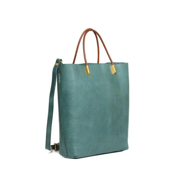 Handmade Womens Leather Crossbody Tote Bag Handbags Purse For Women