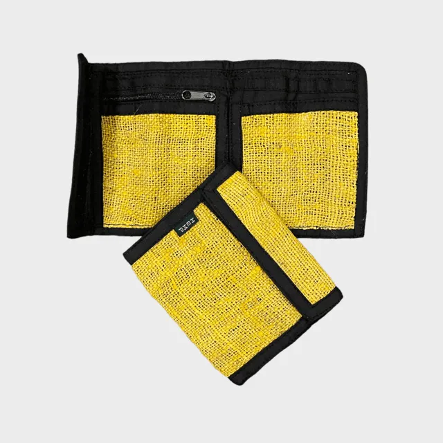 Hemp Wallet - Stylish Bi-Fold Hemp Wallets - Solid Colors