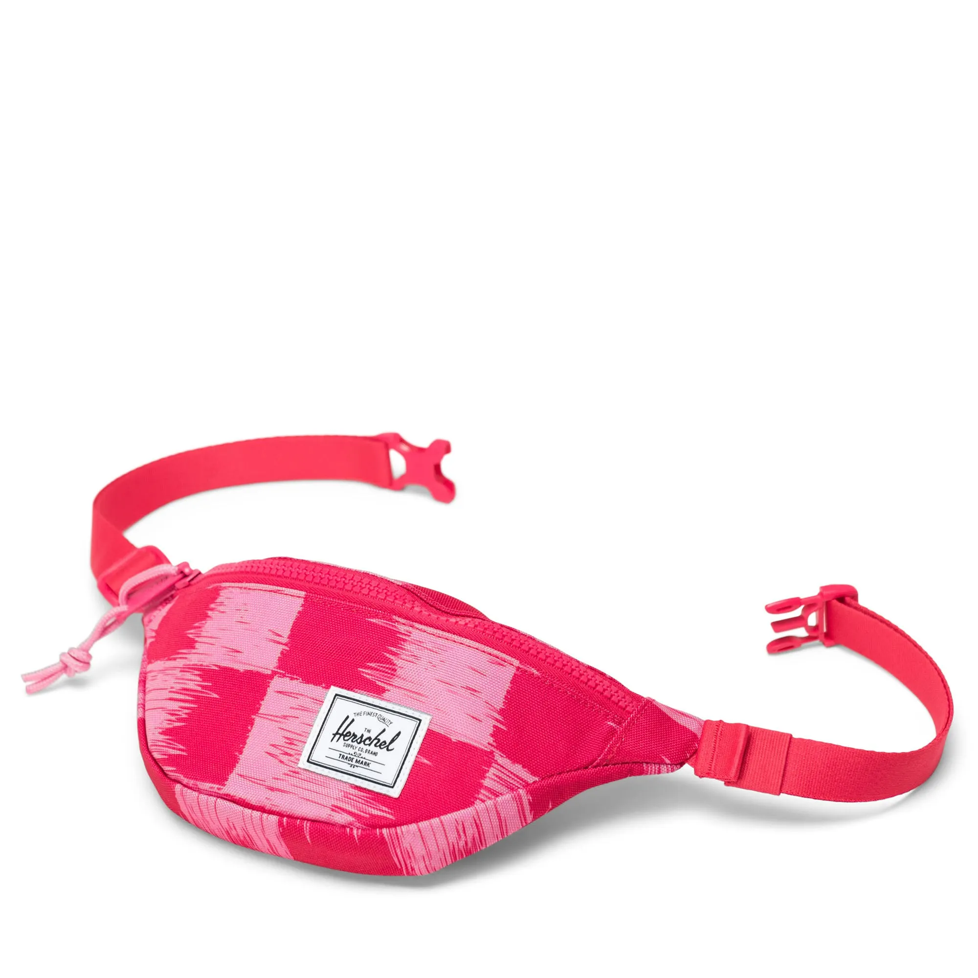 Herschel Twelve Hip Bag - Check Yourself Raspberry