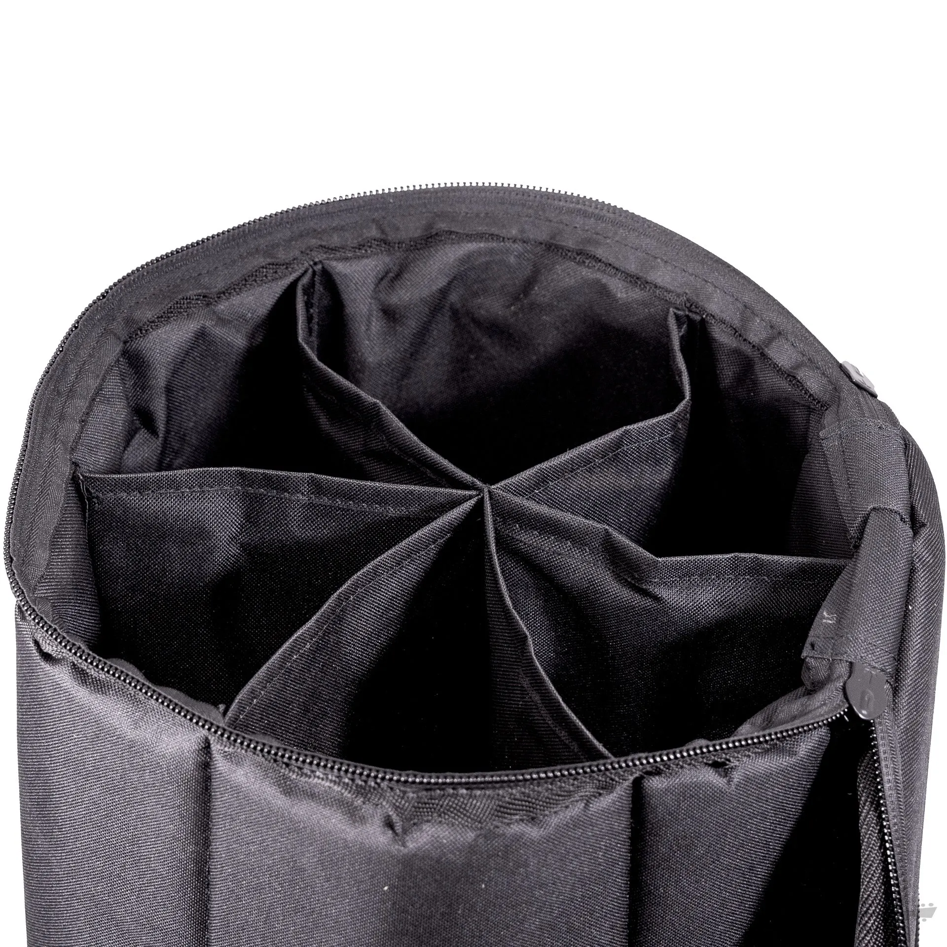 HI Bags MSB-02U-BKGY 6 Space Mic Stand Bag