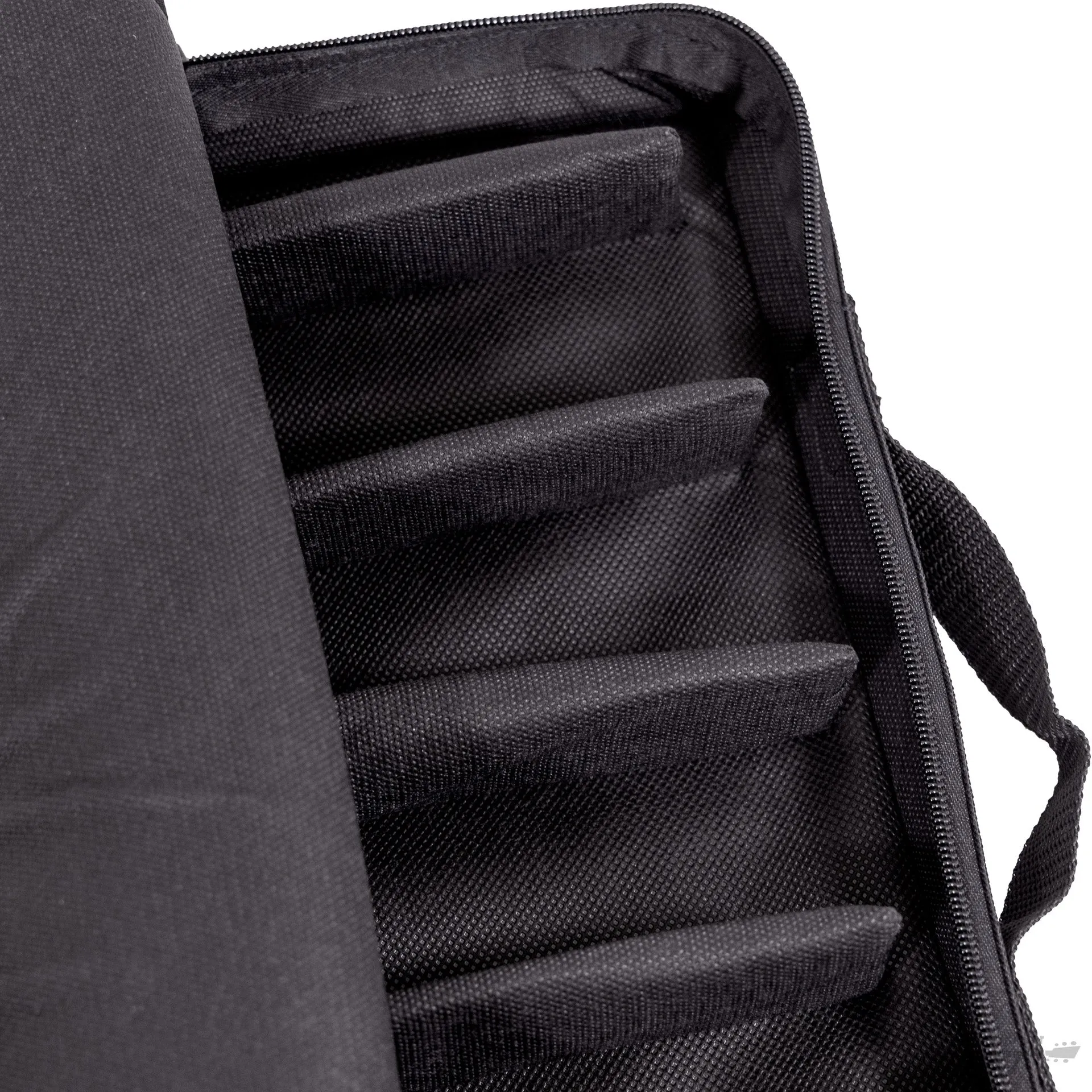HI Bags MSB-02U-BKGY 6 Space Mic Stand Bag