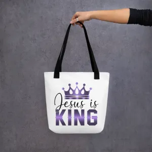 Jesus is KING Tote Bag