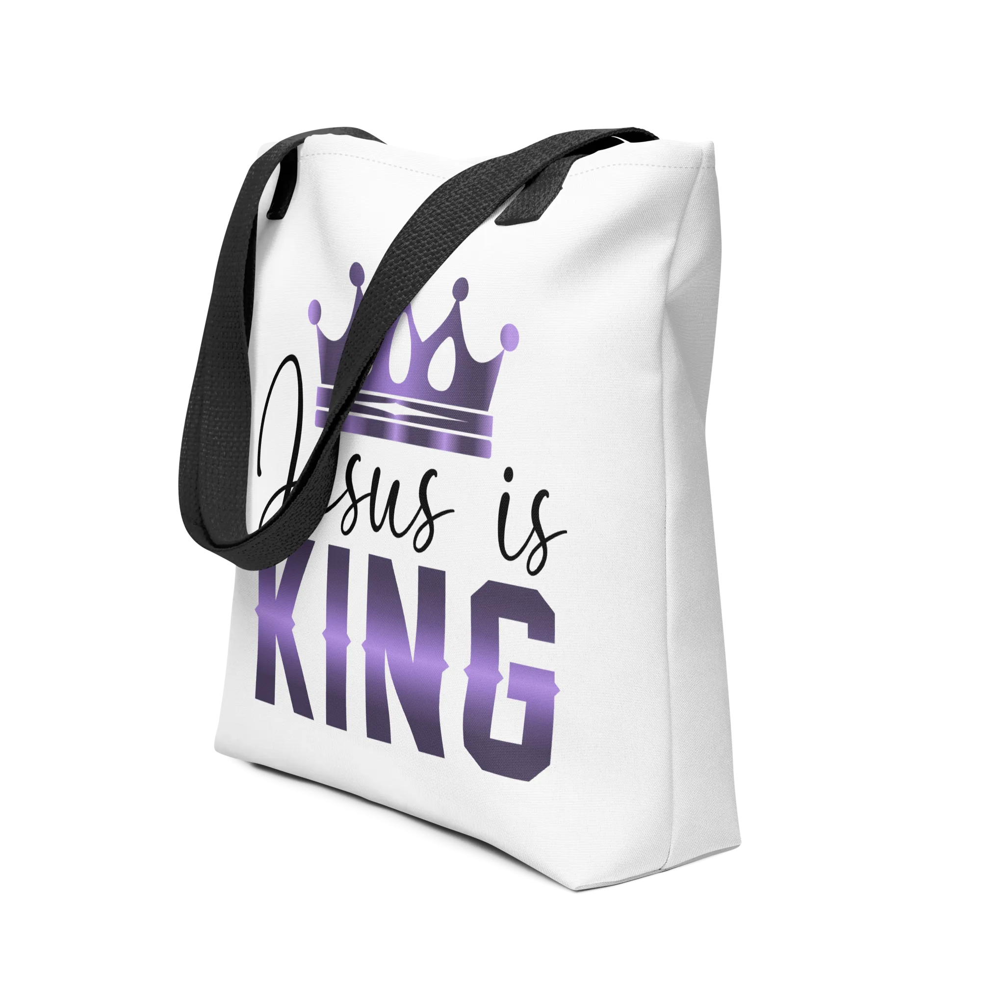 Jesus is KING Tote Bag