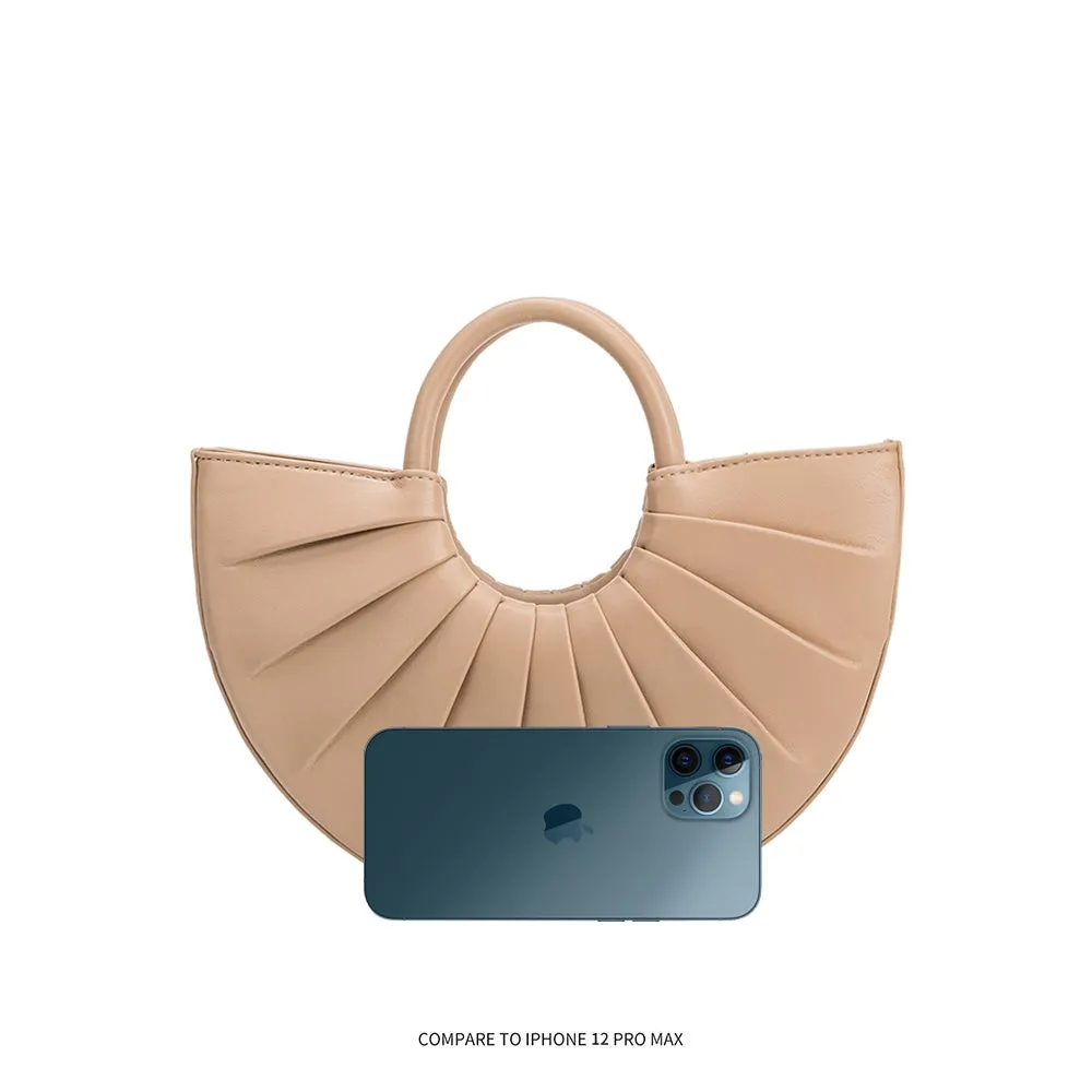 Karlie Vegan Small Top Handle Bag in Lilac