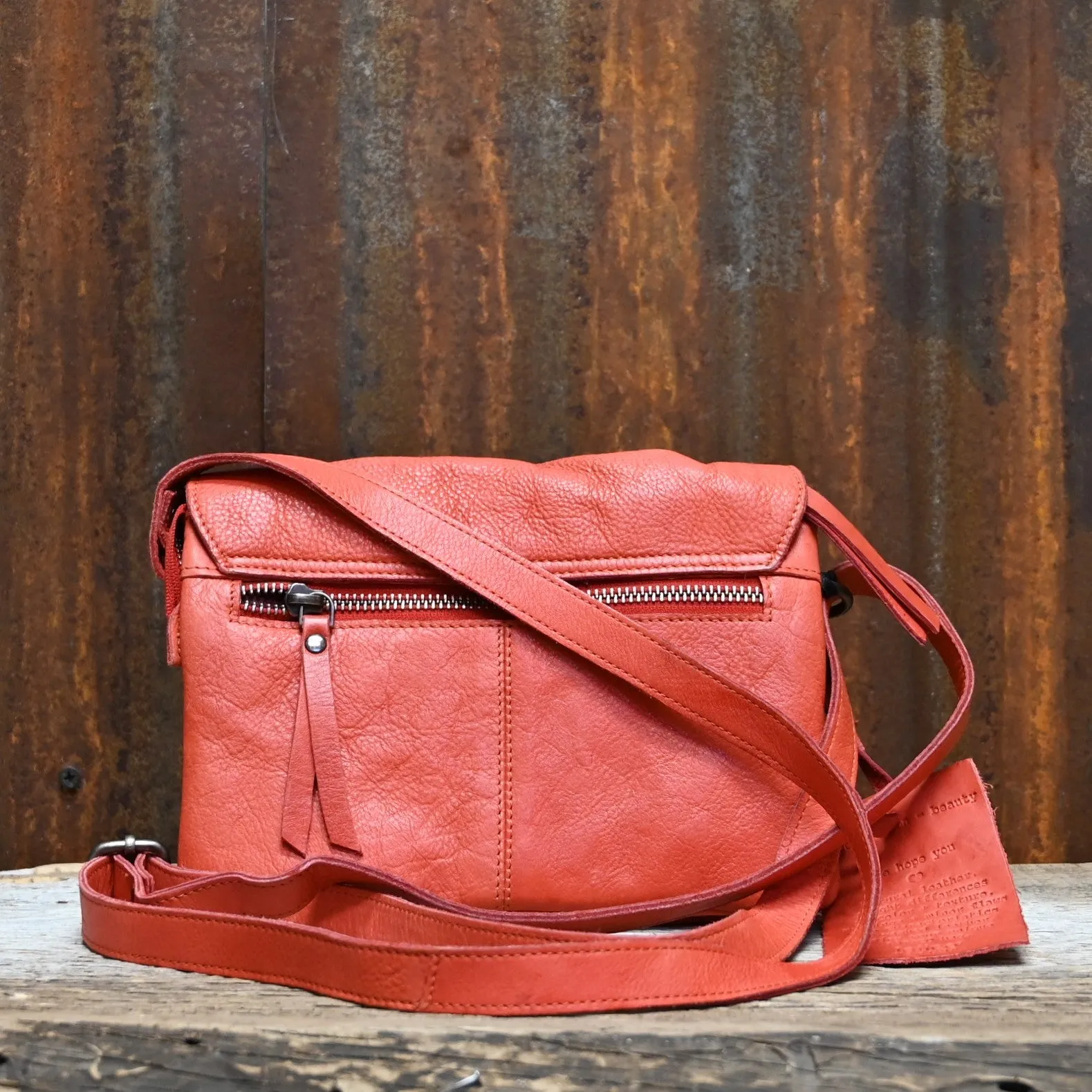 Latico Harbor Crossbody in Red