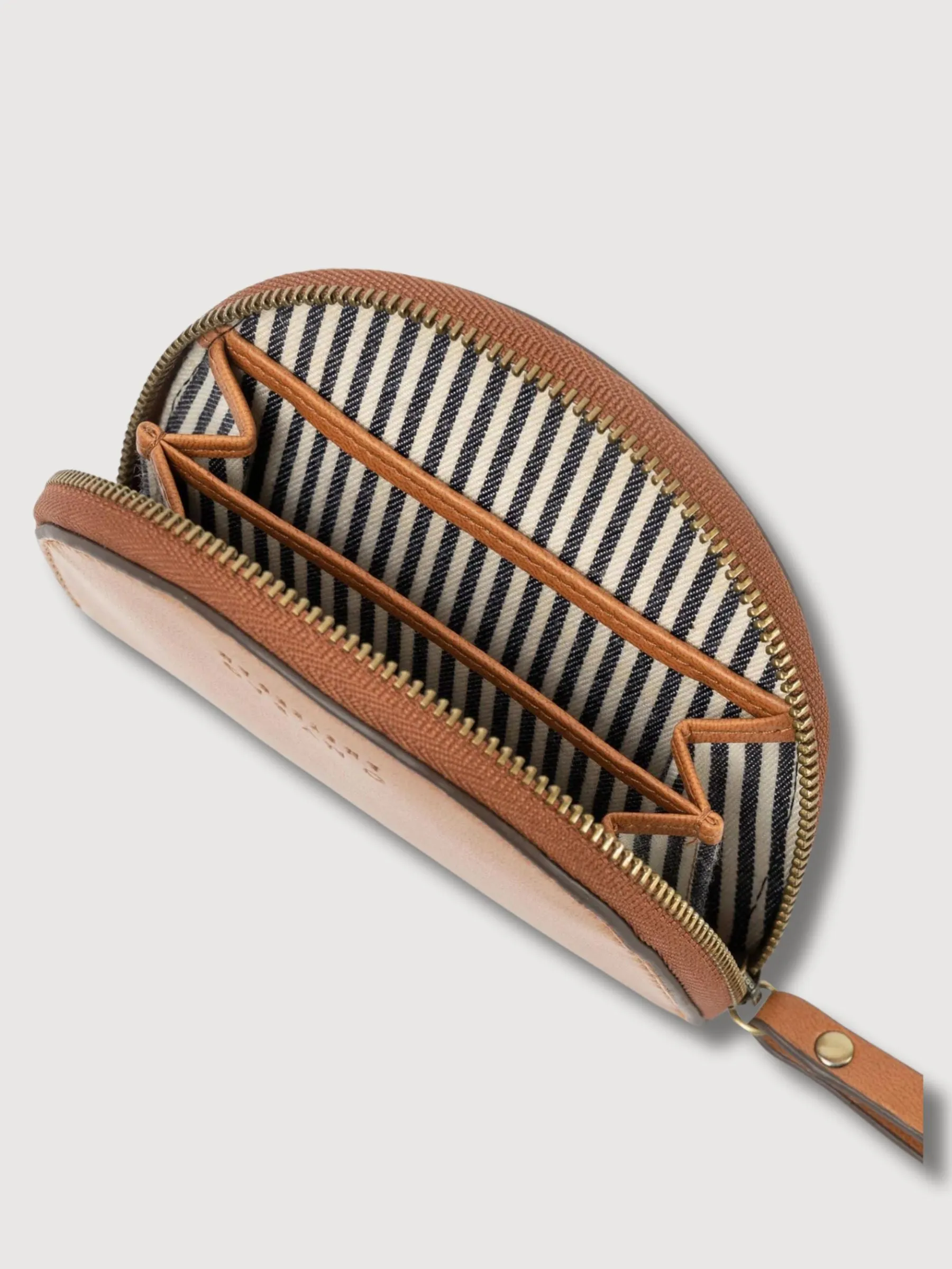Laura Coin Purse Cognac Brown Apple Leather | O My Bag