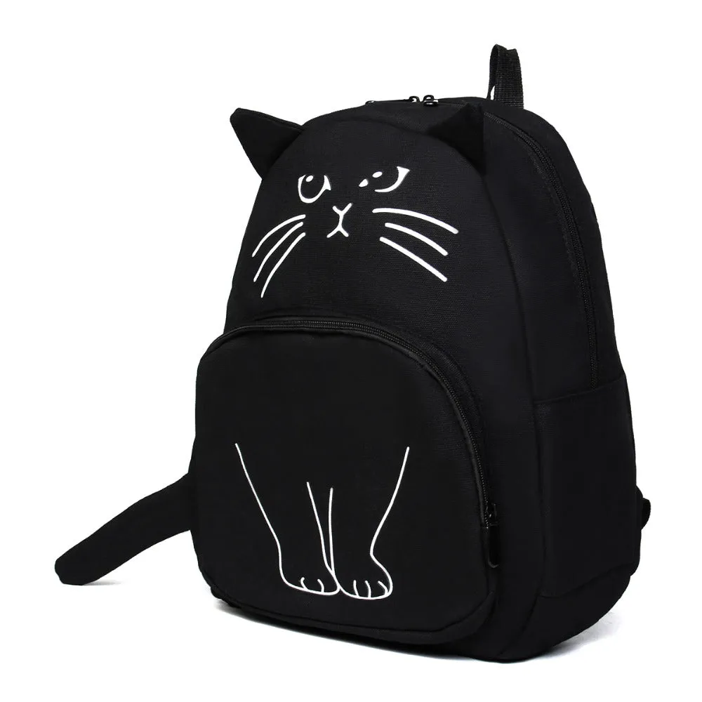Lovely Cat Printing Backpack