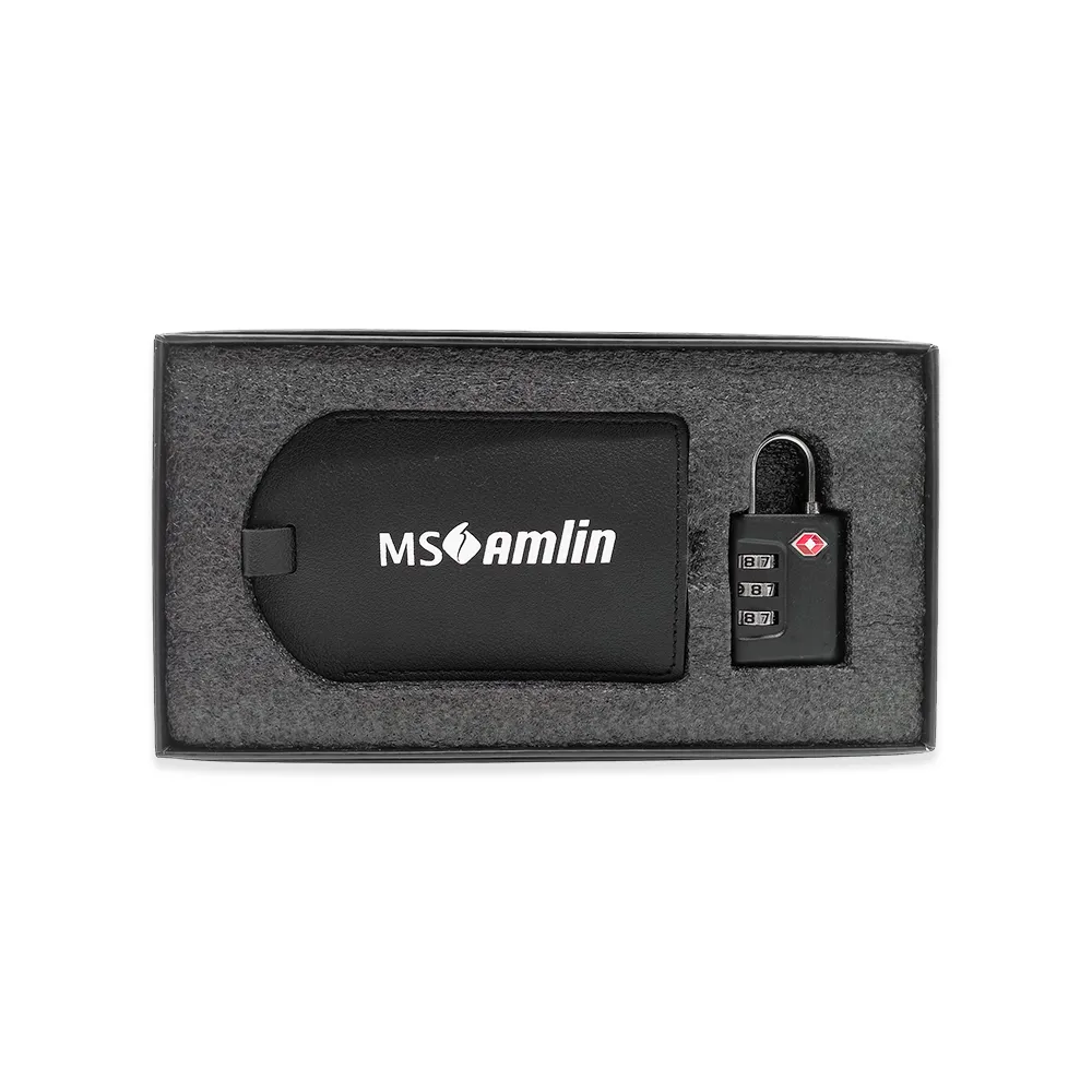 Luggage Tag with TSA Lock