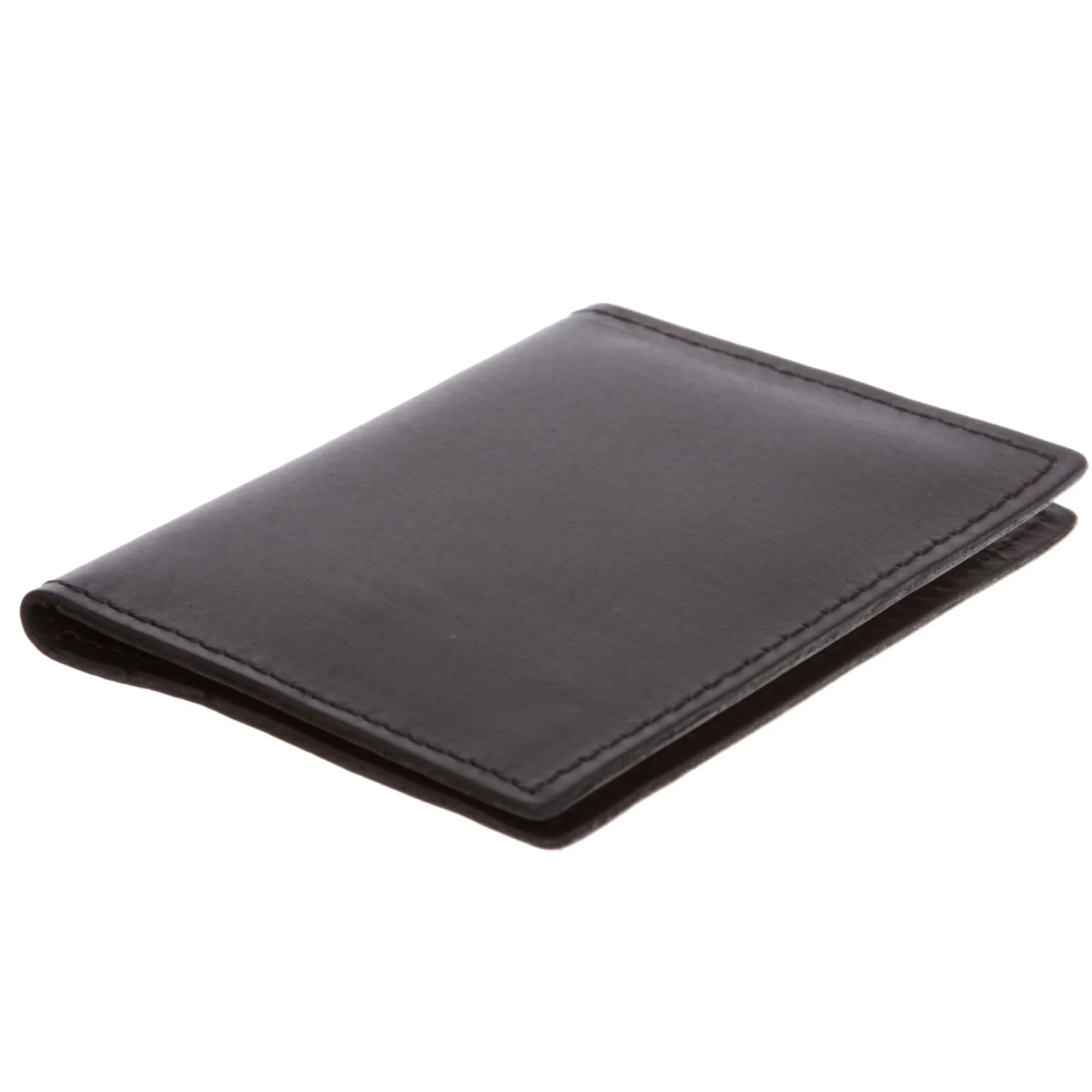 Men's 100% Leather Micro Sleeve, Slim Card & Cash Holder Bifold Wallet - Multi Color Options