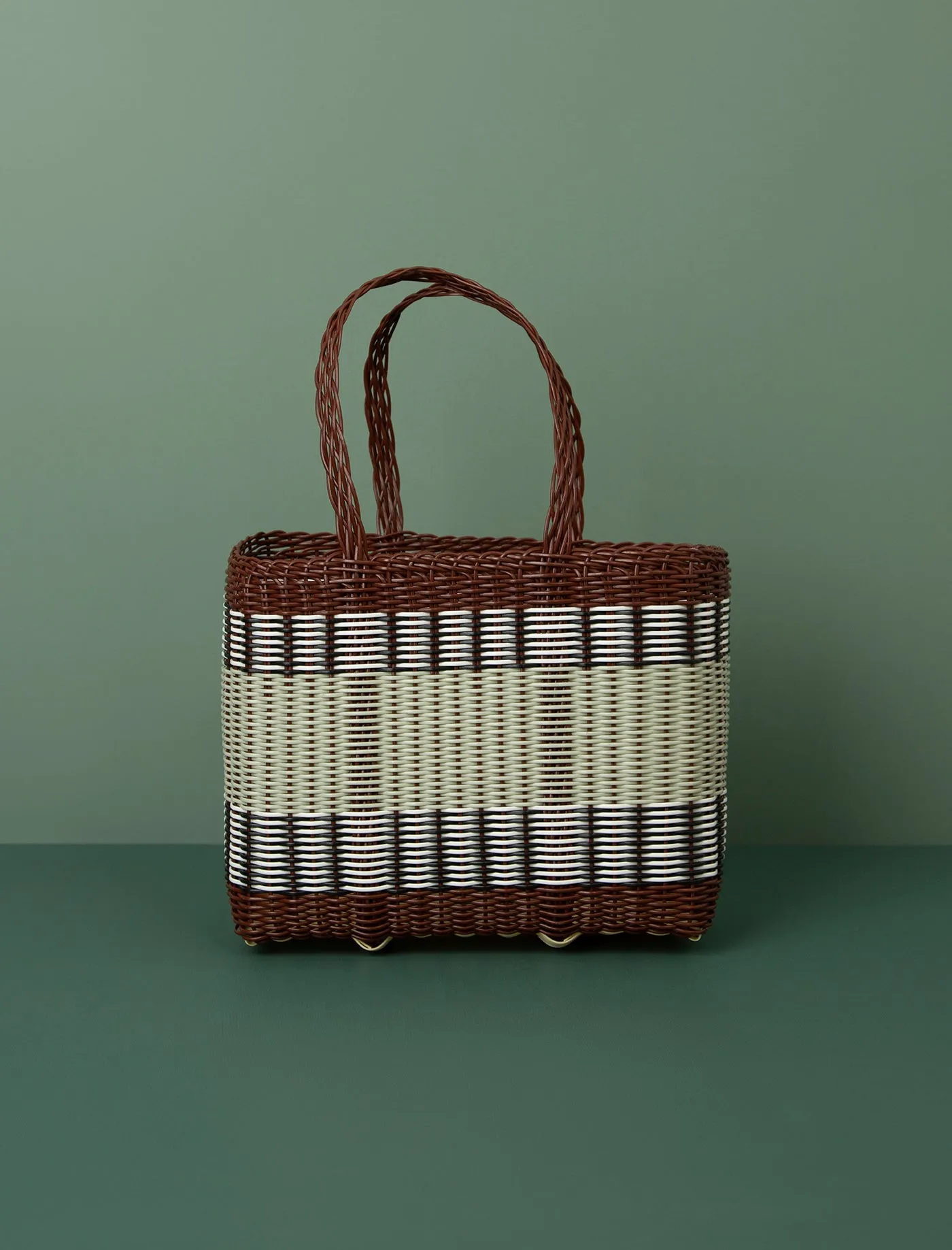 Mercado Tote // Chocolate & Palm