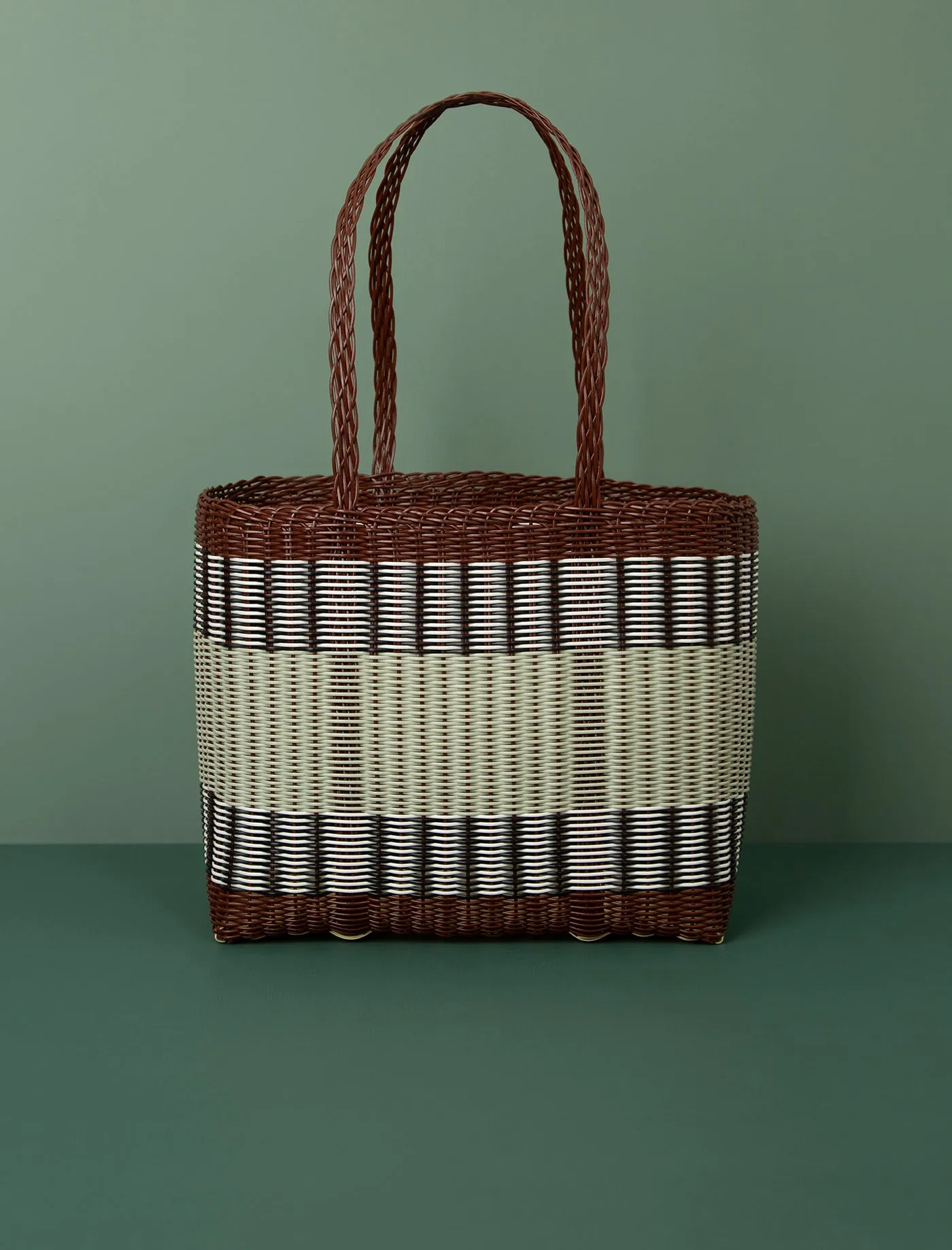 Mercado Tote // Chocolate & Palm
