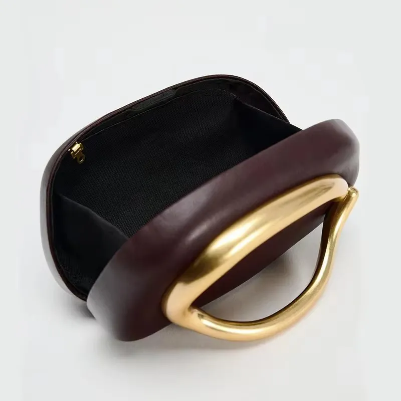 Metal Handle Clutch