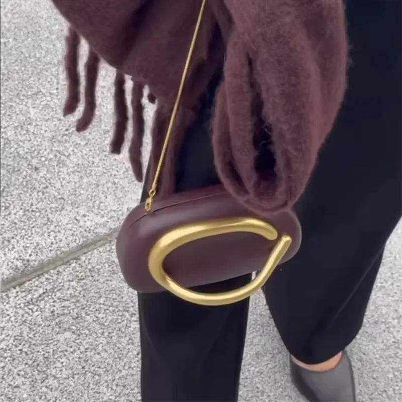 Metal Handle Clutch