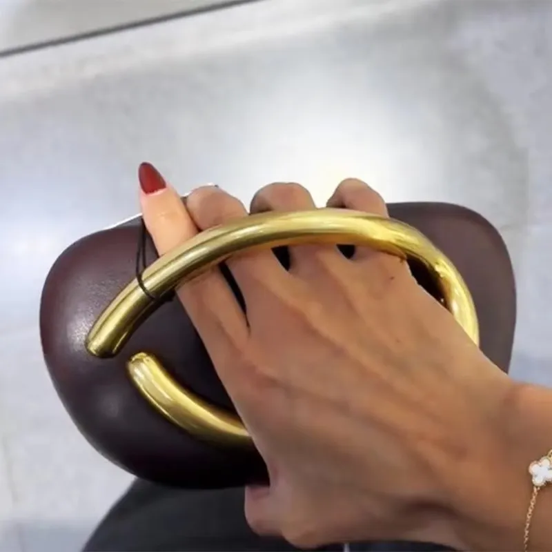 Metal Handle Clutch