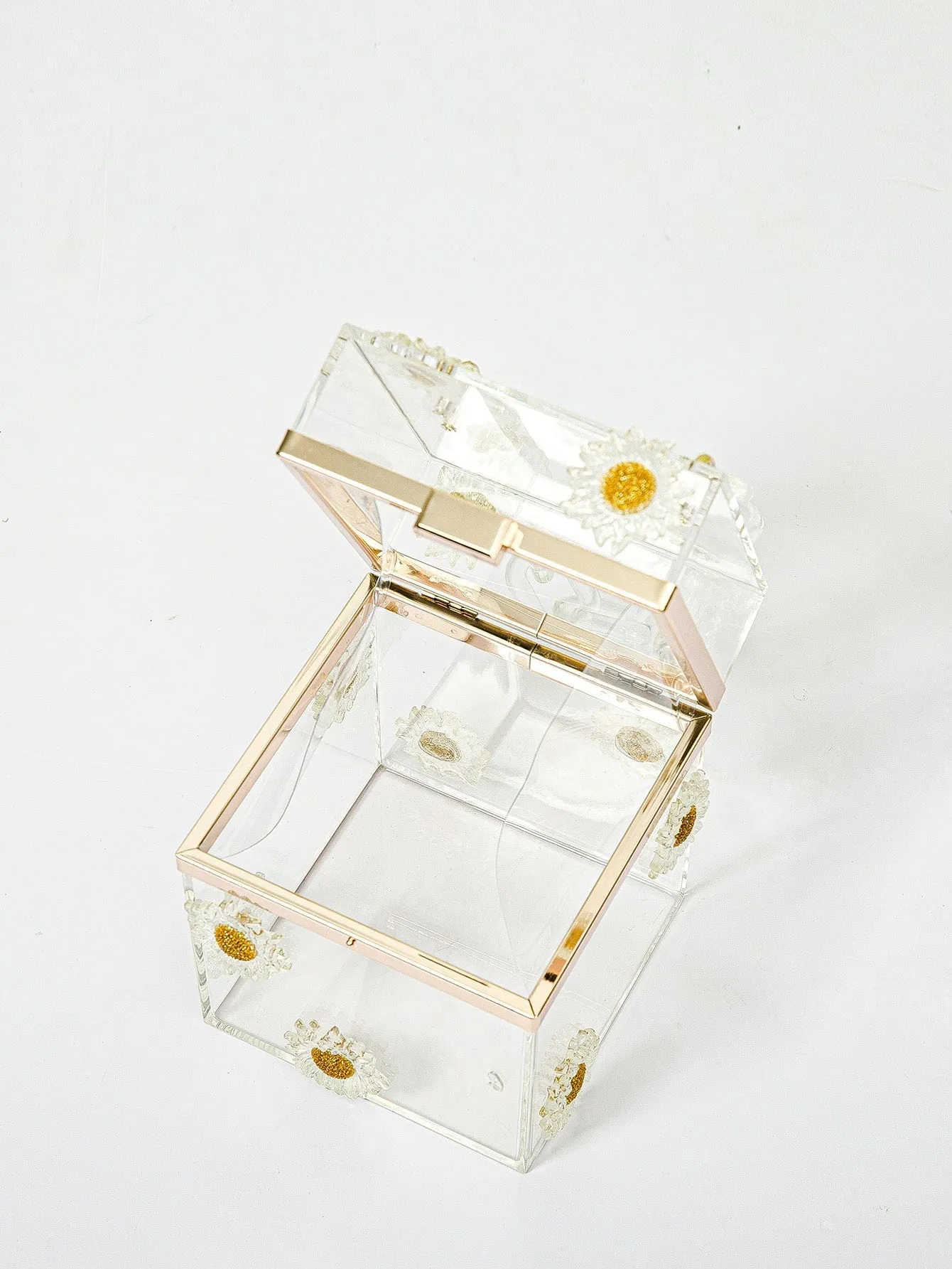 Mini Clear Chain Box Bag