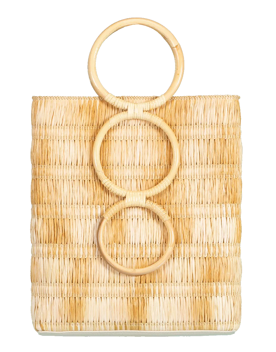 Mini Raffia Tote