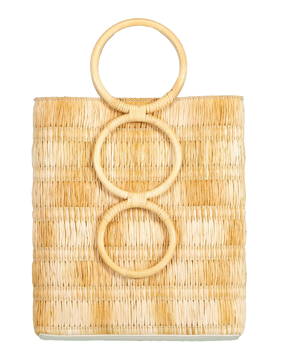 Mini Raffia Tote