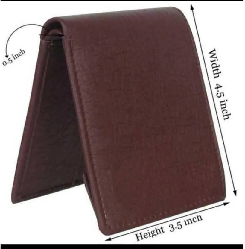 Multispace  A men's Stylish leather wallet ( Brown)